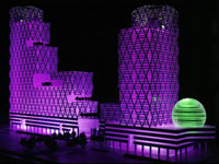 3D модель будущего макета здания