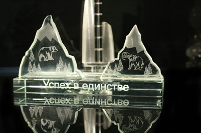 Сувениры из стекла с лазерной гравировкой